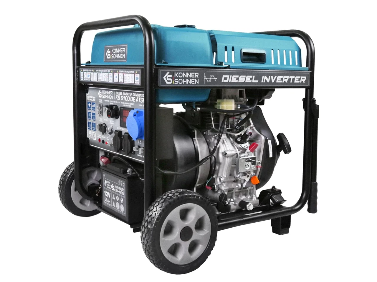 Дизельний інверторний генератор Konner&Sohnen KS 6100iDE ATSR