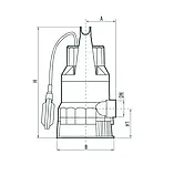 Насос дренажний Насоса + (NPO) DSP-550PD (А+), фото 5