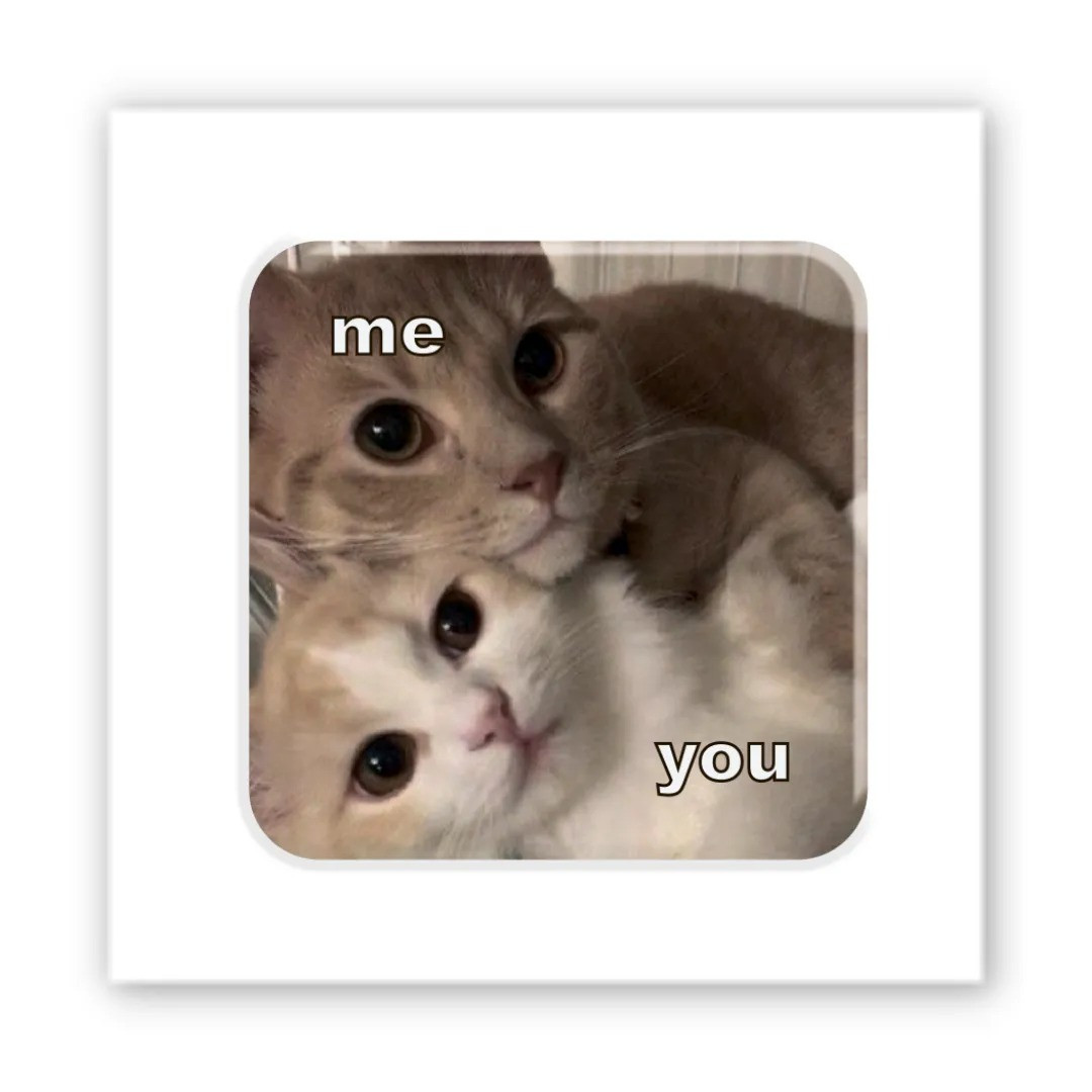 3D-стікер Me and you