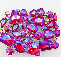 Стрази в золотих цапах Siam Ab *50 шт.