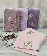 Набір для сауни і лазні жіночий махровий 2 предмета Doruk Tekstil