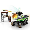 Крутий дитячий конструктор Ігрові баталії хлопчикові 310 деталей Великий бойовий автомобіль позашляховик стріляє, фото 3