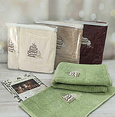 Набір для сауни та лазні  чоловічий махровий 2 предмета Doruk Tekstil