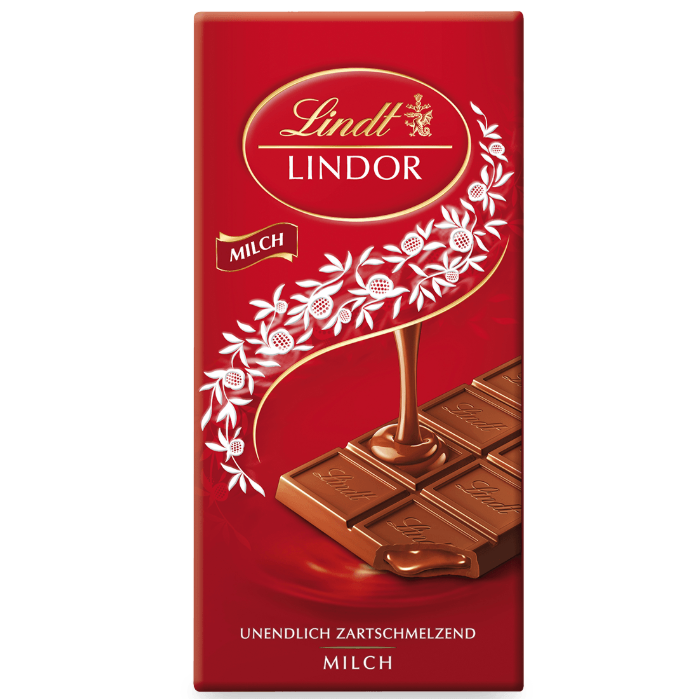 Шоколад молочний Lindt Lindor Milk з ніжно танучою начинкою, 100г