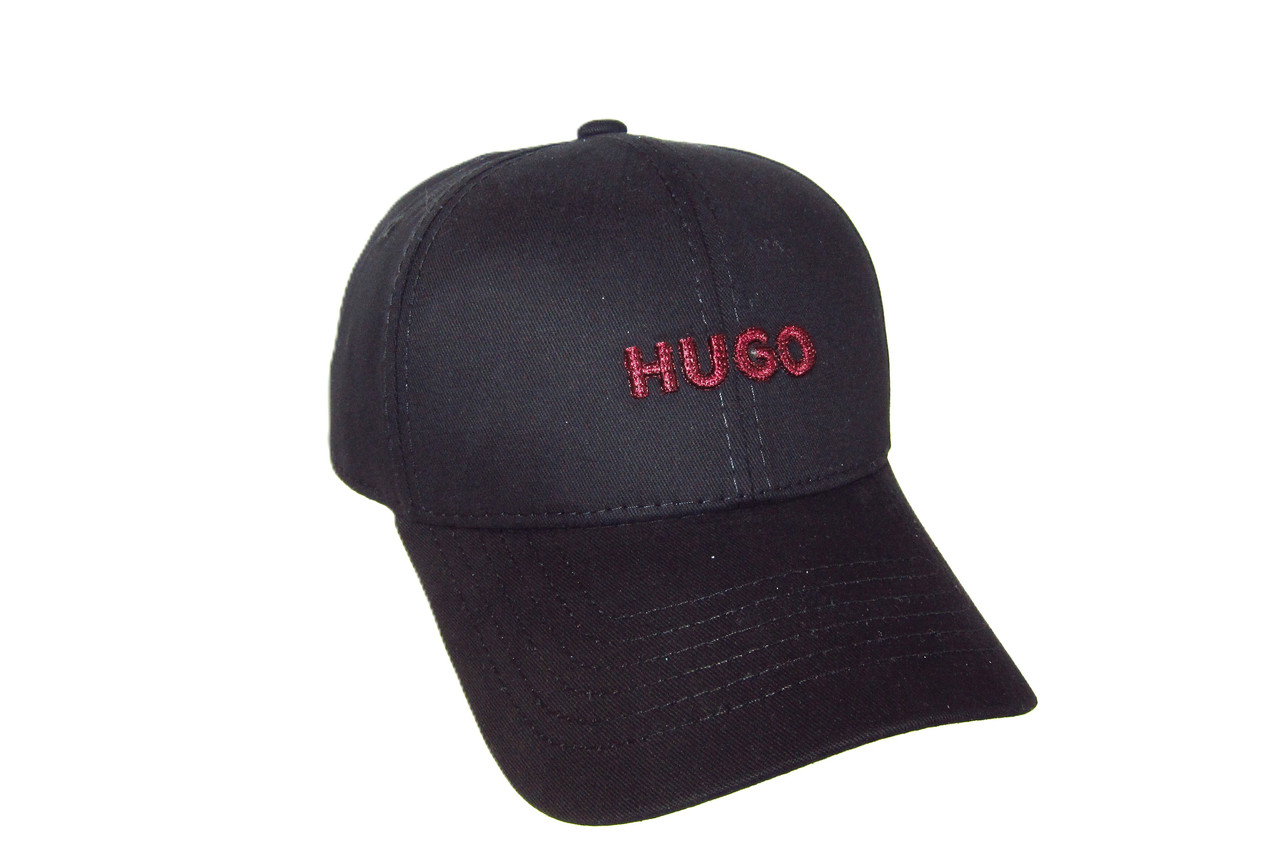 Кепка бейсболка котонова чорна HUGO BOSS-ХЬЮГО БОСС 71013, фото 1