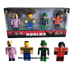 Колекційні фігурки герої Роблокс ROBLOX 4 фігурки висота 7 см рухомі кінцівки
