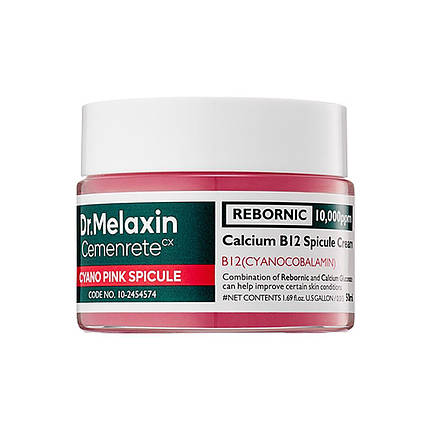 Крем для обличчя з мікроголками спікул Dr.Melaxin Cemenrete Cyano Pink Spicule Cream 50 мл, фото 1