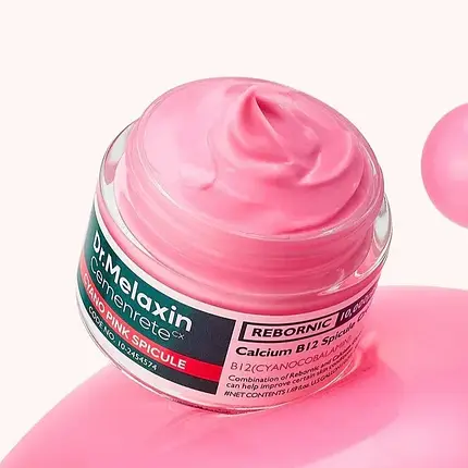 Крем для обличчя з мікроголками спікул Dr.Melaxin Cemenrete Cyano Pink Spicule Cream 50 мл, фото 3