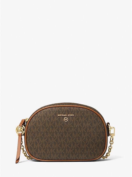 Жіноча сумка Michael Kors Jet Set Small Pebbled Leather Convertible Camera Bag (32S1GT9C0B) BRN/ACORN