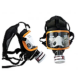 Промисловий протигаз-респіратор GM-0027 з фільтром-картриджем (без насоса), фото 6