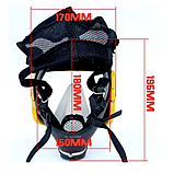 Промисловий протигаз-респіратор GM-0027 з фільтром-картриджем (без насоса), фото 7