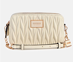 Жіноча сумка Guess Fluer Mini Double-Zip Crossbody 14651751 бежева