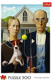 Пазли - (500 елм.) - "Американська готика" / Trefl