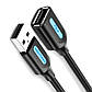 USB кабель-подовжувач USB на USB Vention Extension Cable (1.5м, 480 Мбіт/с, OTG, USB 2.0, 2A). Black, фото 2