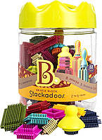 Конструктор - Бристл - Мегаполис Battat Bristle Block Stackadoos BX1175