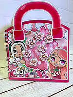 Альбом книга на липучках Avatar World Аватар Ворлд "Рожева сумочка"