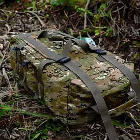 Дорожня сумка-рюкзак армійська Сумка військова тактична Kiborg для ВСУ Мультикам