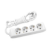 Подовжувач Panasonic X-tendia 4 гнізда 5 м із заземленням та захисними шторками dutyfree