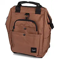 Рюкзак із сумочкою водонепроникний HIMAWARI 0403 Рудо-коричневий, фото 3