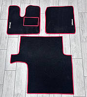 Ворсовые коврики в салон для MAN TGX 2007-2017 АКПП 1 ящик / Ман ТГХ коврики ворсовые