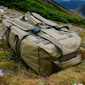 Тактична сумка-рюкзак баул Койот 65 літрів.