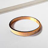 Жорсткий браслет I-D Pandora (Паndора) жорсткий твердий золотий браслет-кільце Love, фото 2