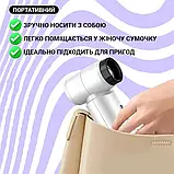 Бездротовий портативний смарт фен з акумулятором 4500 mAh 55 W із заряджанням від USB, фото 3