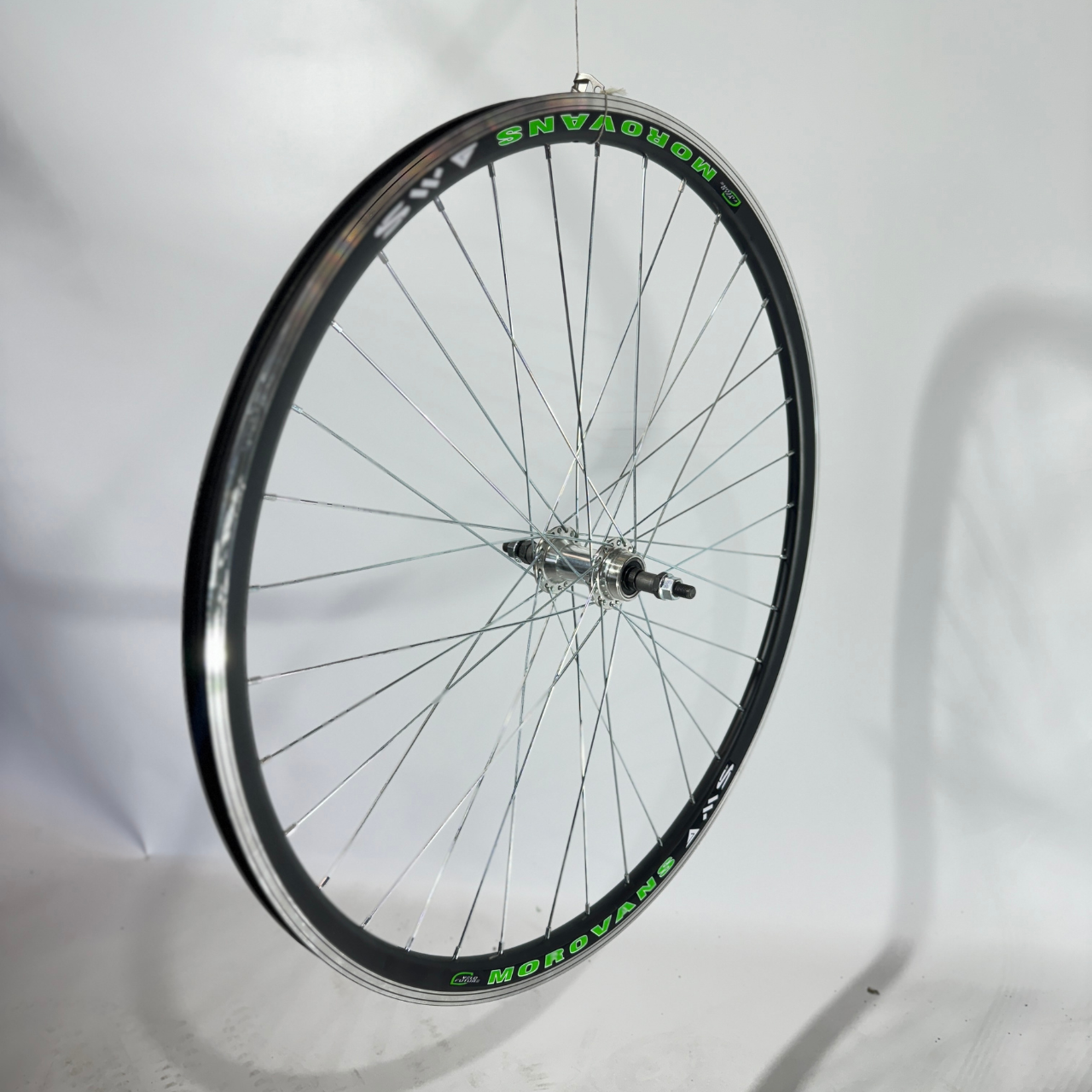 Велосипедне колесо Morovans AMS 20 з подвійним ободом на промислових підшипниках