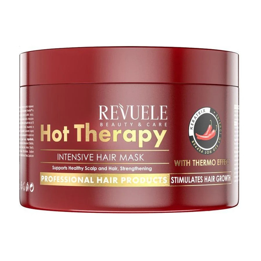 Маска для волосся з термоефектом Revuele Hot Therapy Intensive Hair Mask 500 мл