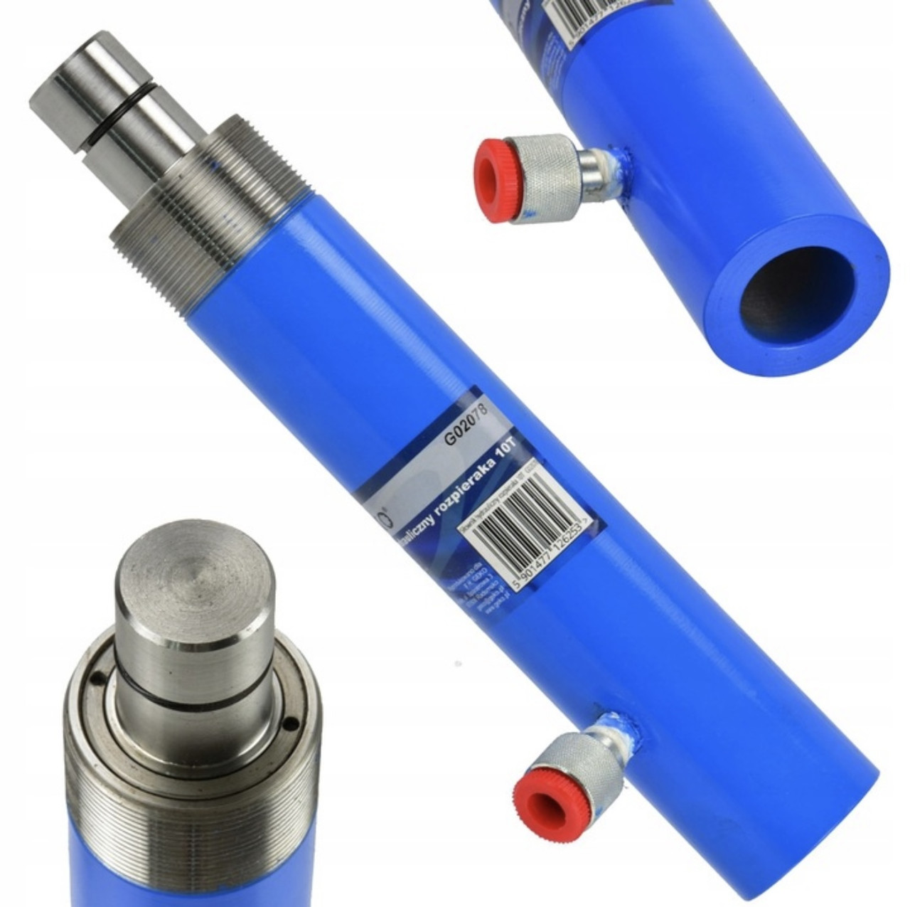 Циліндр для розтяжки гідравлічної 10 тонн  Geko G02078 Польща, фото 1