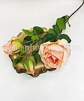 Гілка троянди 3-ка. 66см. Персикова