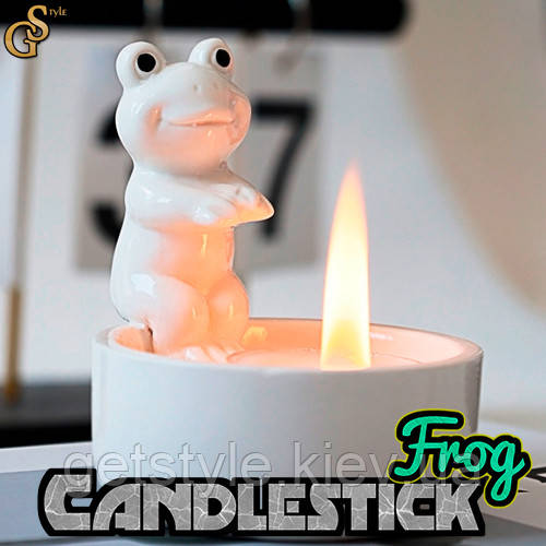 Підсвічник Жабка Frog Candlestick