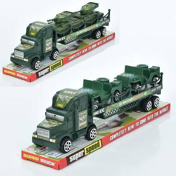 Інерційний Трейлер 30см, танки, авто HF444-11-12 G-Rich