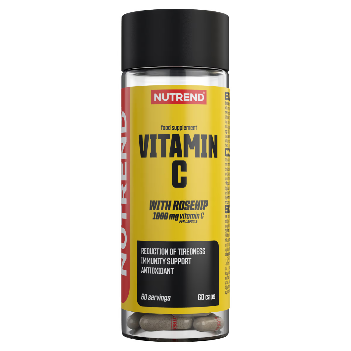 Вітаміни Nutrend Vitamin C with rose hips 100 tabs