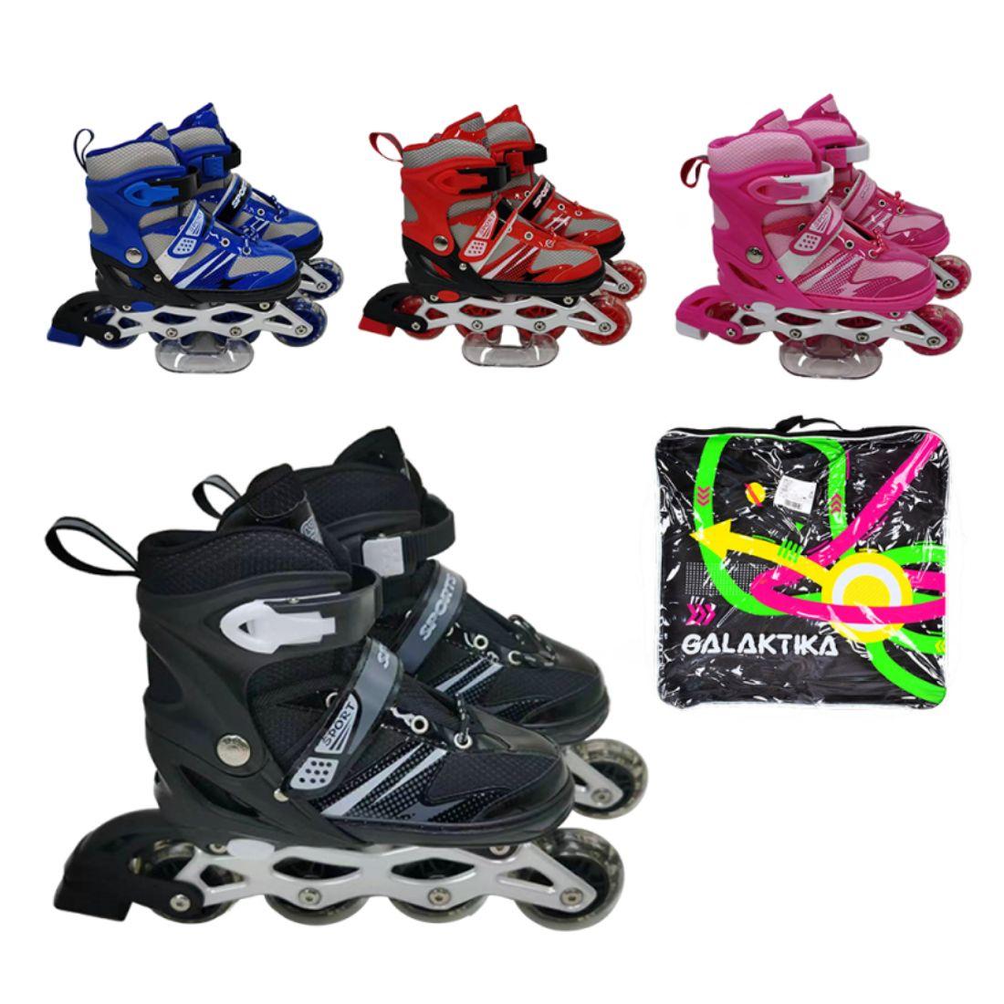 0037 RS Ролики розмір L (39-42) металева рама колеса PU1, світло,3 кольори, фото 1