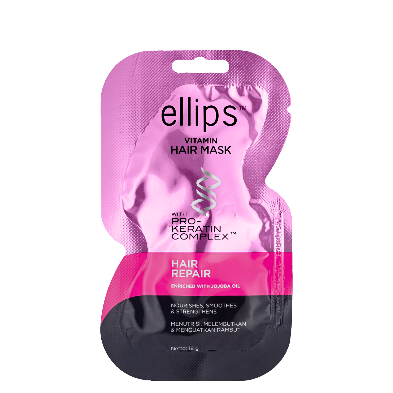 Маска для відновлення волосся Ellips Hair Repair з Прокератиновим комплексом 18 г (0033)