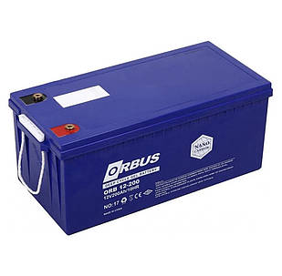 Акумулятор гелевий Orbus CG12200 Gel 12V 200Ah