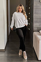 Модний велюровий костюм двійка "Dolce" | Норма і батал, фото 3