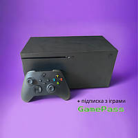 Xbox Series X + Game pass на 3 місяців, Стаціонарна ігрова консоль, ігрова приставка, 1 джойстик + Гарантія