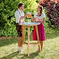 Барний стіл складний із масиву дерева