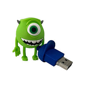 Флеш-накопичувач Wibrand USB 2.0 Mike Wazowski 16Gb Green yL.