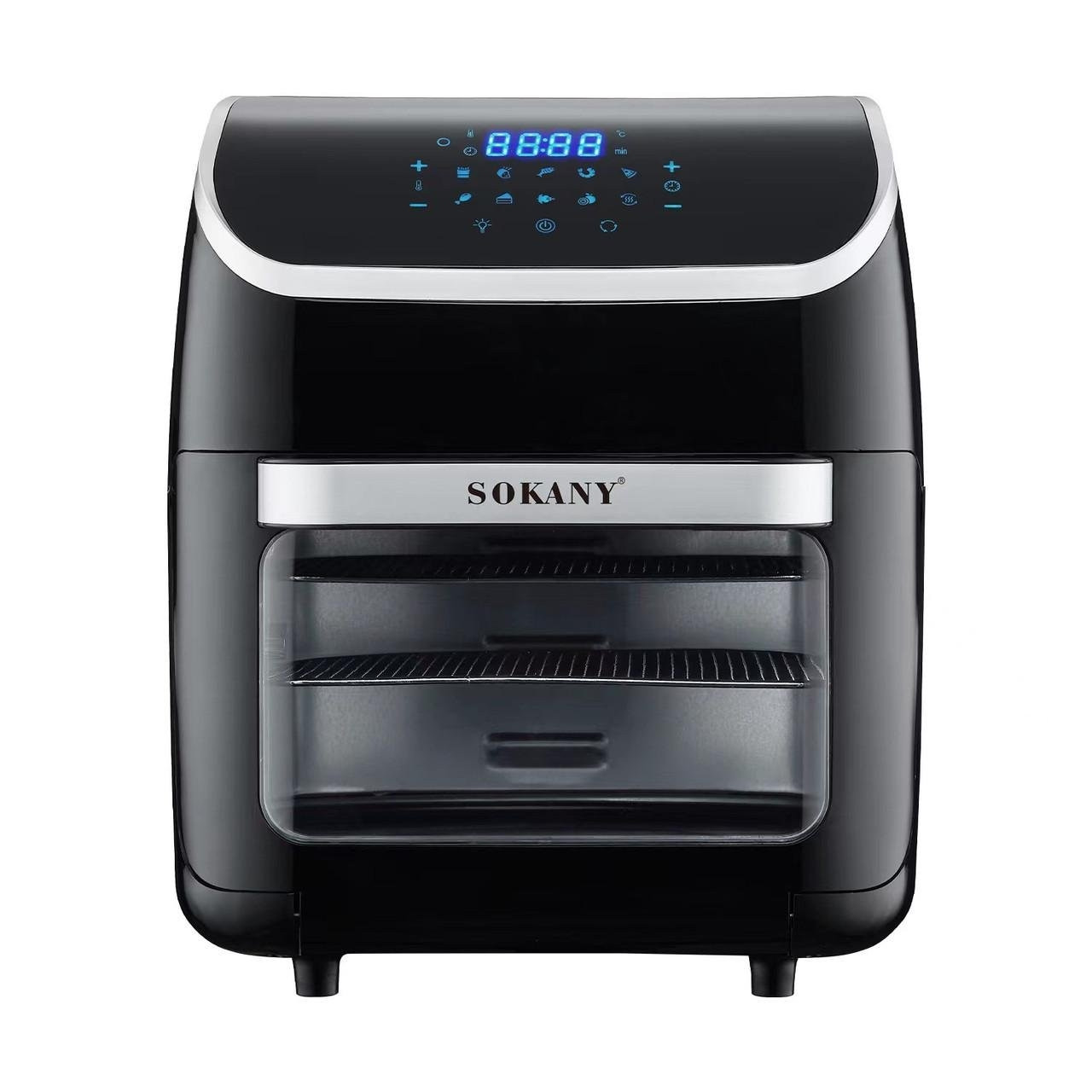 Мультипіч електричний Sokany SK-ZG-8039 Аерофритюрниця 2500 Вт, 12 л, сенсорне керування
