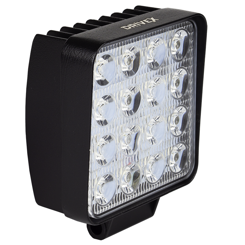 Фара додаткового світла DriveX WL SQ-03 FL 16-48W 107x107mm Серія - робоче світло