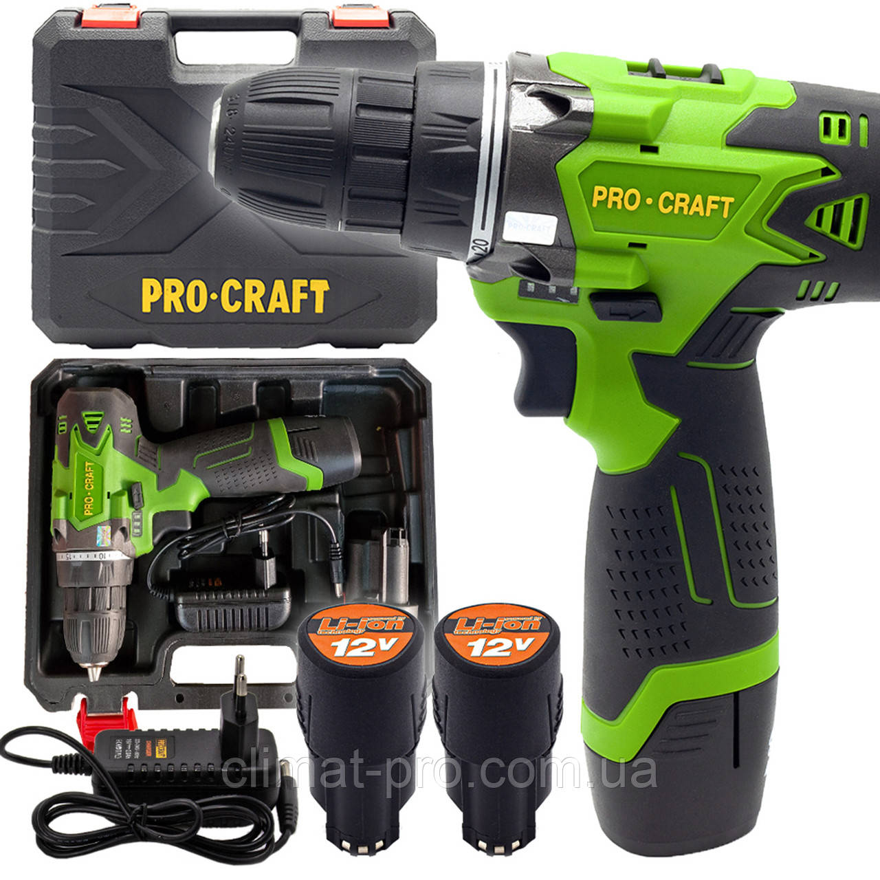 Шуруповерт Procraft PA12Li new