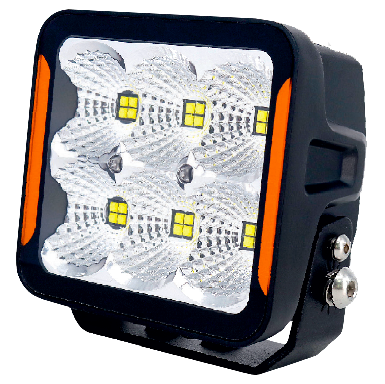 Фара додаткового світла DriveX WL SQ-108 DLX 4" FL+DRL 24L-120W OSR