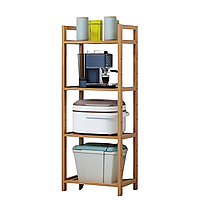 Стелаж етажерка з бамбука 4 яруси