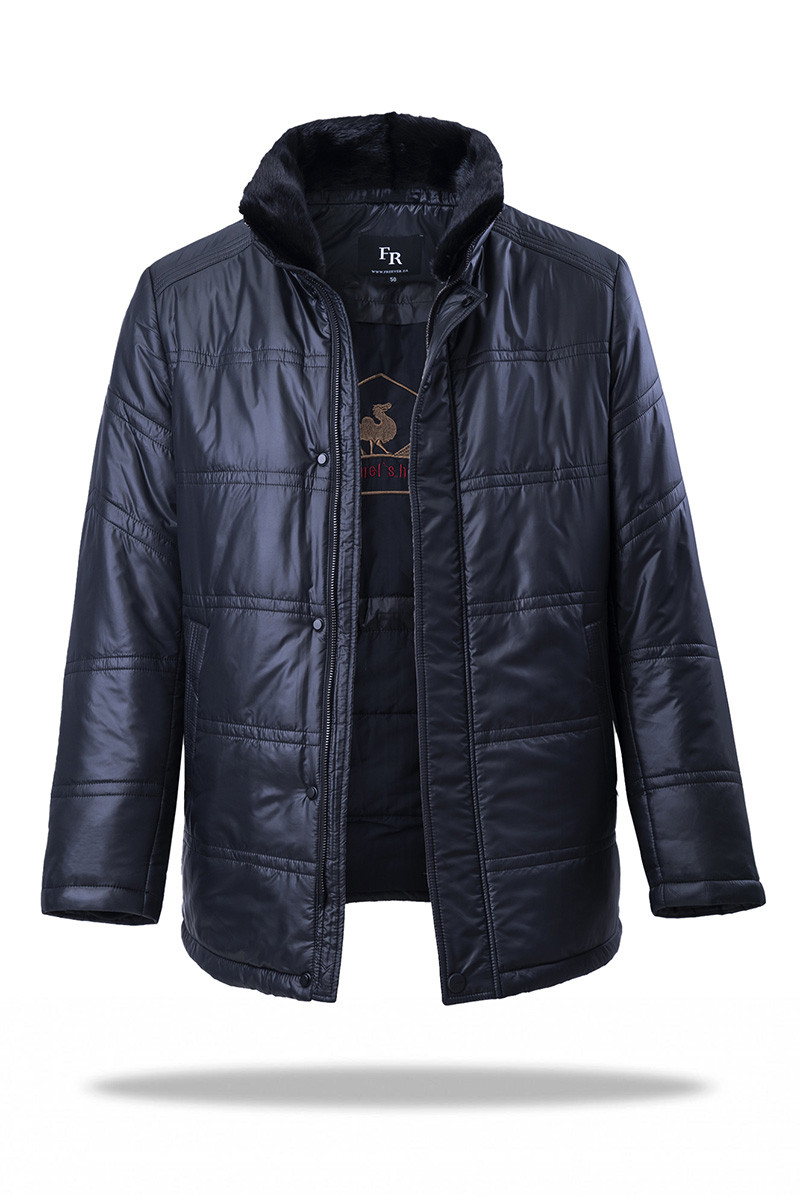 Куртка на верблюжій вовні чоловіча Freever WF 2148 чорна, фото 1