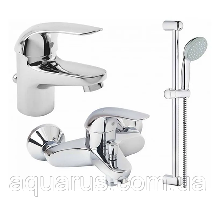 Набір для ванни 3 в 1 Grohe EX Euroeco (123226S0), фото 1