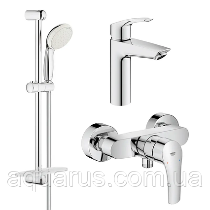 Комплект змішувачів для ванної кімнати Grohe Eurosmart New (UA123244M0), фото 1