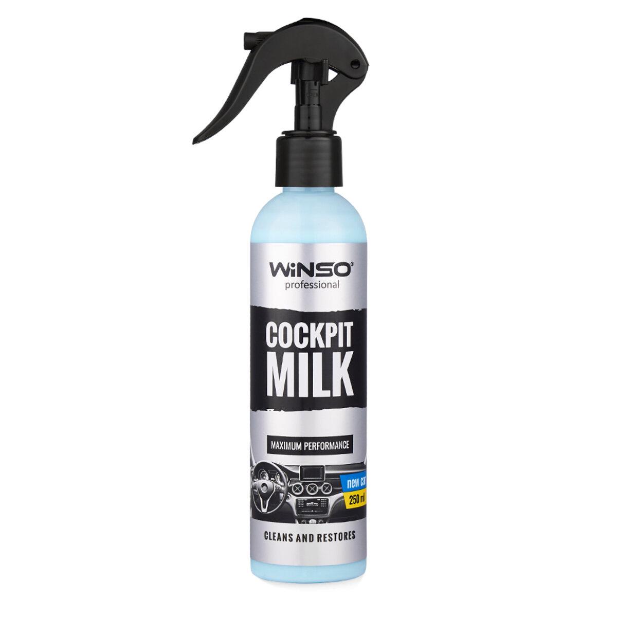 Поліроль-молочко для панелі приладів Winso Cockpit Milk New Car, 250мл, фото 1